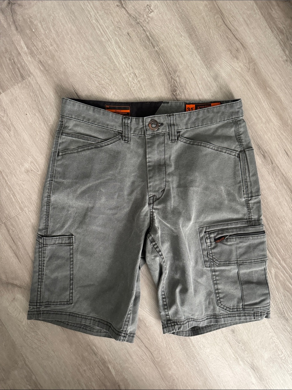 Volcom Gray Men's Cargo Shorts